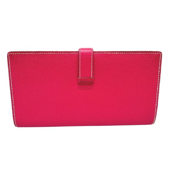 Hermès Béarn Pink Leather Wallet  (Pre-Owned) - Picture 2 of 13
